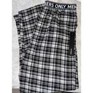 Members Only Plaid Flannel PJ pants